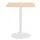 Artiss Aine Bar Table 60cm Pine Wood, Swivel Round Top, Height Adjustable Gas Lift, Steel Base, Counter Dining