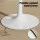 Artiss Aine Bar Table 60cm Pine Wood, Swivel Round Top, Height Adjustable Gas Lift, Steel Base, Counter Dining