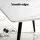 Artiss 1.5M Dining Table Marble Effect, Seats 4-6, Thick MDF Top, Metal Legs, White Black, Modern Kitchen Furniture