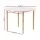 Artiss Demi 108CM Round White Dining Table - Nordic Elegance, Seats 4-6, Durable Pine Legs, Easy Assembly