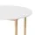 Artiss Demi 108CM Round White Dining Table - Nordic Elegance, Seats 4-6, Durable Pine Legs, Easy Assembly