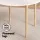 Artiss Demi 108CM Round White Dining Table - Nordic Elegance, Seats 4-6, Durable Pine Legs, Easy Assembly