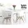 Artiss Dining Table Rectangular 120cm White 4 Seater Modern Wooden Table Sturdy Particle Board Melamine Finish