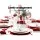 Artiss Dining Table Rectangular 120cm White 4 Seater Modern Wooden Table Sturdy Particle Board Melamine Finish