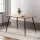 Artiss Caleb 4-Seater Dining Table - 120CM Rectangular Wood Grain Top, Industrial-Style Steel Legs, Easy Assembly