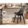 Artiss Black Dining Chairs Set of 4 - PU Leather Seat, PP Legs, Eiffel Replica Design, 82x48x43cm, Easy Assembly