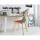 Artiss Set of 2 Retro Eiffel DSW Dining Chairs - Fabric Upholstery, Beech Wood Legs, 46x42x75cm - Home & Café Use