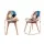 Artiss Set of 4 Retro Eiffel Dining Chairs, Linen Fabric, Beech Wood Legs, 46x42x75cm, Modern Design, 1-Year Warranty