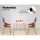 Artiss Set of 4 Retro Eiffel Dining Chairs, Linen Fabric, Beech Wood Legs, 46x42x75cm, Modern Design, 1-Year Warranty