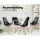 Artiss Set of 4 Black Leather DSW Replica Dining Chairs with PU Leather Seat and Beech Wood Legs, Eiffel Style