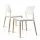 Artiss Dining Chairs Set of 4 White Belloch Replica, Solid Beech Wood Legs, Stackable, Indoor Outdoor Kitchen Use