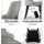 Artiss Dining Chairs Set of 4 Grey Linen Fabric, High Back, Thick Cushioned Seat, Steel Legs, 46x57x90cm