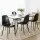 Artiss 4x Retro PU Leather Dining Chairs - Black, Ergonomic, Metal Legs, 40x45x86cm, Easy Assembly, Comfy Padding