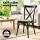 Artiss 4x Dining Chairs Rattan Seat Rubber Wood Frame Black 42x42x88cm - Ergonomic, Indoor-Outdoor, Easy Assembly