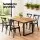 Artiss 4x Dining Chairs Rattan Seat Rubber Wood Frame Black 42x42x88cm - Ergonomic, Indoor-Outdoor, Easy Assembly