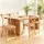 Artiss 4x Dining Chairs - Natural Rattan Seat, Rubber Wood Frame, Ergonomic Design, 120kg Capacity, Easy Assembly