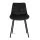 Artiss 2x Velvet Tufted Dining Chairs - Ergonomic, Comfy Padded Seat, Metal Legs, Black, 51x44x80cm, Versatile Style