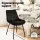Artiss 2x Velvet Tufted Dining Chairs - Ergonomic, Comfy Padded Seat, Metal Legs, Black, 51x44x80cm, Versatile Style