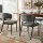 Artiss Dining Chairs Set of 2 Grey Linen Fabric Soft Upholstered Plywood Metal Frame