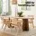 Artiss Dining Chair: Rubber Wood Frame, Rattan Seat, 50x59.5x81cm, Boho Style, Ergonomic Design, Easy Assembly