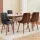 Artiss Set of 4 Black Dining Chairs PU Leather, Diamond Tufted, Foam Padded, Wooden Legs, 150kg Capacity