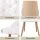 Artiss Set of 2 White Dining Chairs, PU Leather, Diamond Tufted, Wood Frame, Padded Seat, 150kg Capacity