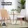 Artiss Set of 4 White Dining Chairs, PU Leather, Diamond Tufted, Padded Seat, Beech Wood Legs, 150kg Capacity