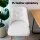 Artiss Set of 4 White Dining Chairs, PU Leather, Diamond Tufted, Padded Seat, Beech Wood Legs, 150kg Capacity
