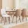 Artiss Set of 4 White Dining Chairs, PU Leather, Diamond Tufted, Padded Seat, Beech Wood Legs, 150kg Capacity