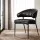 Artiss Yolanda Dining Chairs Set of 2, Black PU Leather, Metal Frame, 150kg Capacity, 49x52x77cm, 1-Year Warranty