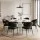 Artiss Yolanda Dining Chairs Set of 6 PU Leather Padded Metal Beige and Black