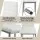 Artiss Astra Dining Chairs Set of 4, White Leather Look, Channel Tufted, Waterproof, Metal Legs, 39x43x95cm