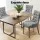 Artiss Cayes French Provincial Dining Chairs Set of 4 - Grey Linen, 13cm Cushion, Rubber Wood Legs, 1-Year Warranty