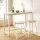 Artiss Solid Wood Bar Table & Stool Set - Pine & White, 3-Piece Dining Desk with Smooth Finish & Anti-Slip Protectors