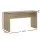 Artiss NATU 90cm Oak Dining Bench - Upholstered Seat, Sturdy 15mm Particle Board, Faux Linen, Natural Wood Grain Finish
