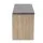 Artiss NATU 90cm Oak Dining Bench - Upholstered Seat, Sturdy 15mm Particle Board, Faux Linen, Natural Wood Grain Finish