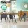Artiss Velvet Dining Chairs Set of 4 - Dark Grey, Solid Iron Legs, Anti-Slip, Easy Assembly, 150kg Capacity