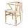 Artiss Wishbone Dining Chairs Set of 2 - Wooden Frame, Rattan Seat, Ergonomic Design, 120kg Capacity, 1-Year Warranty