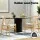 Artiss Wishbone Dining Chairs Set of 4 Wooden Rubberwood Frame Rattan Seat Ergonomic Backrest 120kg Natural