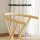 Artiss Set of 6 Wishbone Dining Chairs - Rubberwood Frame, Rattan Seat, Ergonomic Design, 120kg Capacity, Natural Finish