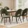 Artiss Loren Green Velvet Dining Chairs Set of 4 - Stylish Plywood Frame, Metal Legs, 81cm Height, 150kg Capacity