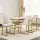 Artiss Balen Dining Chairs Set of 4 - Beige Linen, Sturdy Plywood Frame, Plush Cushions, 47x53x86cm, 150KG Capacity