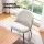 Artiss Dining Chairs Set of 6 Sherpa Bouclé Upholstered White Wingback Chairs with Steel Legs 150kg Capacity
