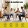 Gardeon 4 Pack Folding Outdoor Dining Chairs 120kg Polypropylene White Patio Garden Furniture