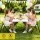 Gardeon 4 Pack Folding Outdoor Dining Chairs 120kg Polypropylene White Patio Garden Furniture