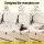Gardeon 4 Pack Folding Outdoor Dining Chairs 120kg Polypropylene White Patio Garden Furniture