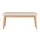 Artiss Dining Bench, Faux Linen Upholstery, Rubberwood Legs, 106cm, Beige Oak, 300kg Capacity, Contemporary Design