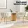 Artiss Velvet Dining Chair Beige, Hand-Woven Backrest, Armrests, Steel Legs, 63x50x69cm, 150kg Capacity