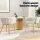 Luxurious Artiss Set of 2 Velvet Dining Chairs, Beige, with Hand-Woven Backrest and Sturdy Steel Legs, 63x50x69cm