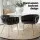Luxurious Artiss Velvet Dining Chairs Set of 2 – Black, Plush Armchair with Steel Legs, Hand-Woven Back, 150kg Capacity
